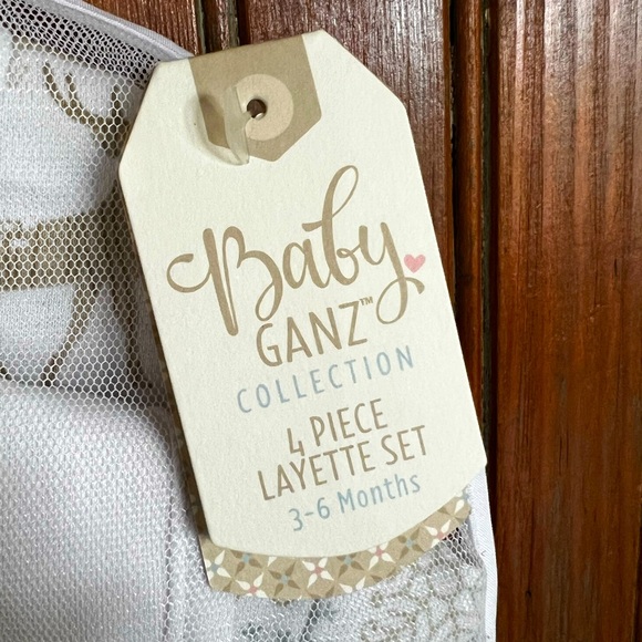 NWT Baby Ganz Collection 4 Piece Woodland Deer Layette Set 3-6 Months - Picture 2 of 6
